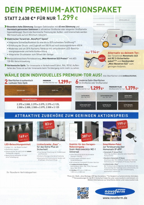 Sie werden auf die Homepage der Firma Novoferm weitergeleitet.